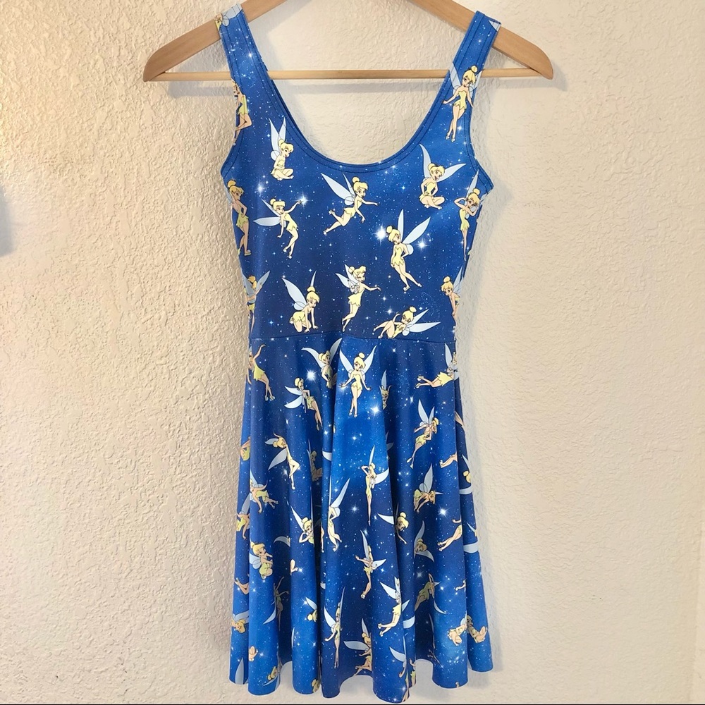 BlackMilk Tinker Bell Scoop Skater Dress Women Size XXS